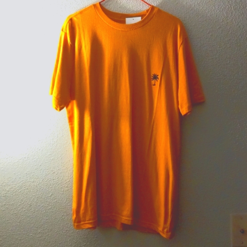 WXYZ Yellow Palm Skull T-shirt